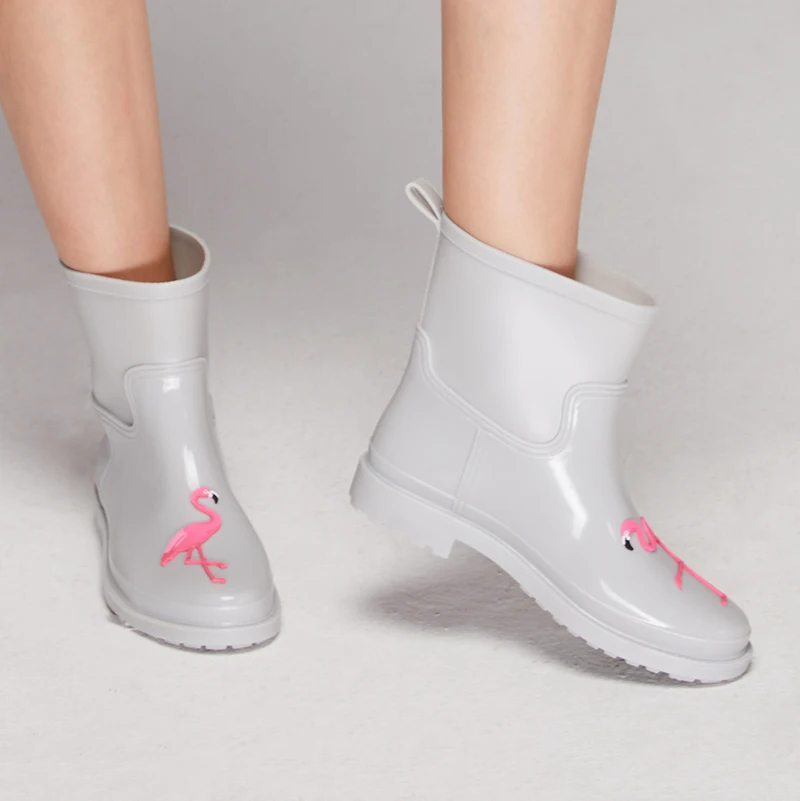 Резиновые сапоги женские Женская обувь Модная водонепроницаемая Женские