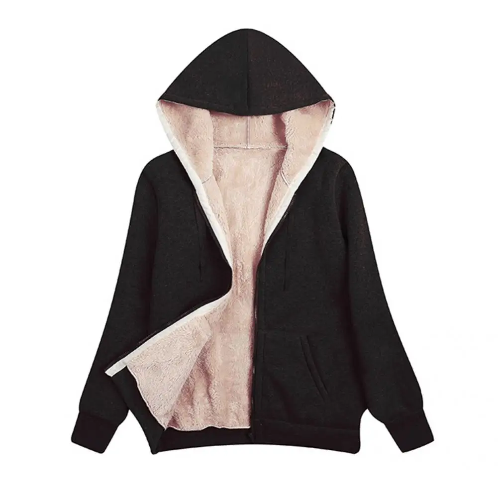 

Women Hoodie Coat Trendy Breathable Winter Jacket Hooded Hoodie Coat