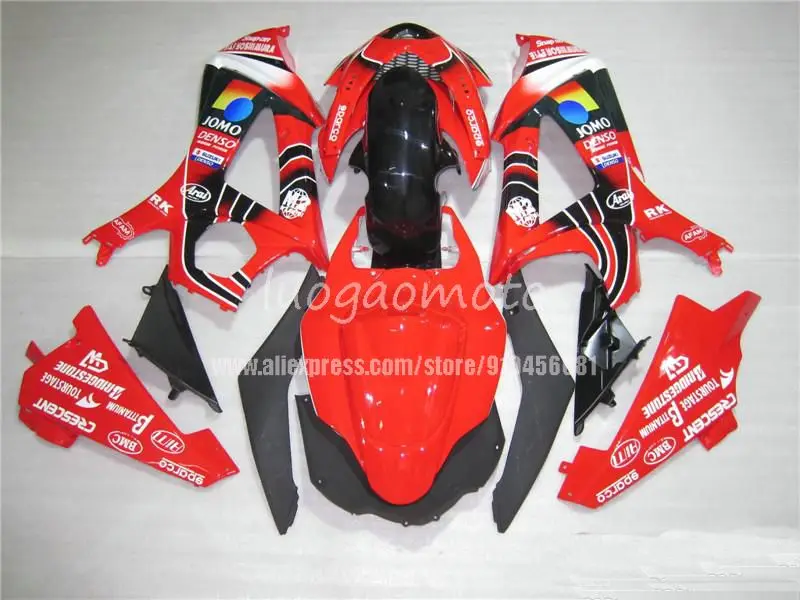 

Новый обтекатели комплект черного цвета, цвета красного Suzuki GSXR1000 K7 07 08 GSXR1000 K7 2007 2008 впрыска ABS обтекатель для кузова мотоцикла