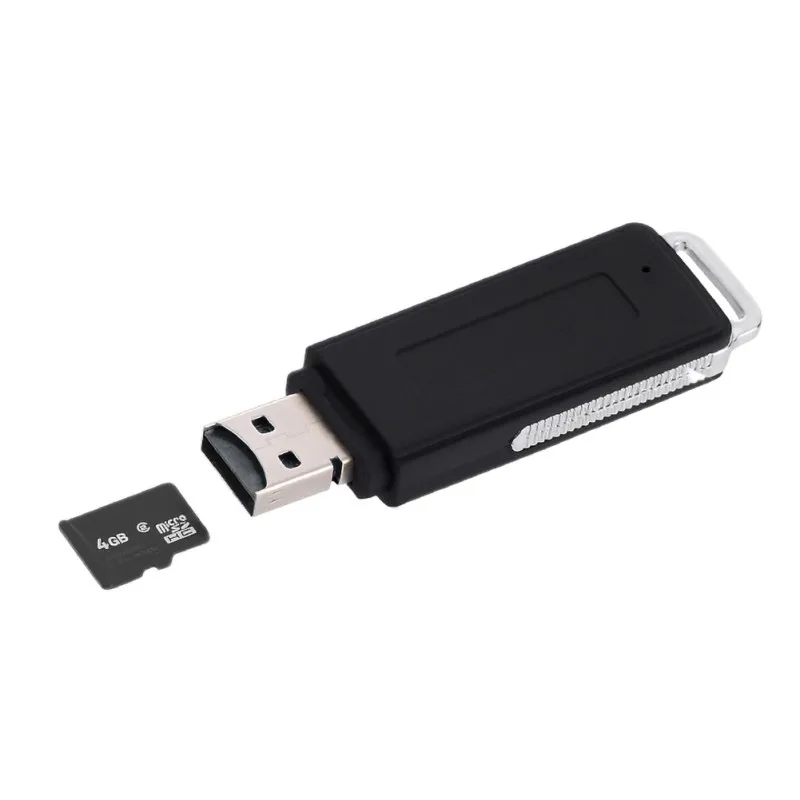 Цифровой диктофон 2 в 1 с usb-драйвером 4 ГБ 8 16 U флеш-диск портативный для записи ПК