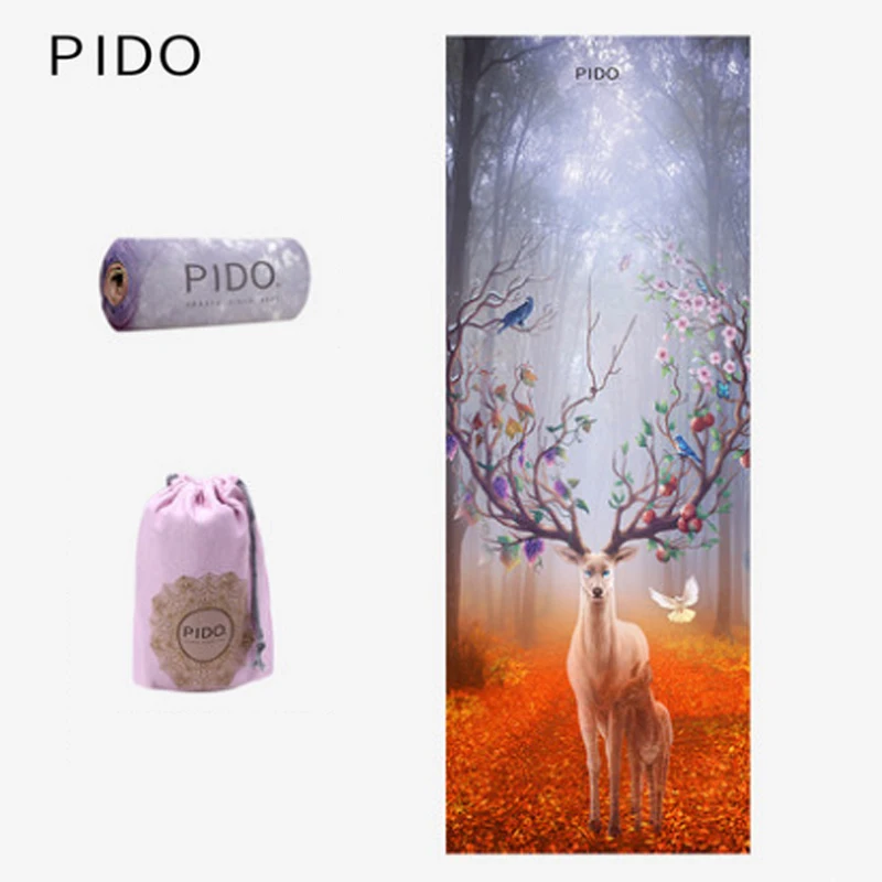 Противоскользящее полотенце для йоги 68*185 см, портативный коврик для занятий фитнесом, пилатеса, занятий спортом, путешествий, дома, йоги, быстро сохнет - купить по выгодной цене - Для йоги: коврики и аксессуары