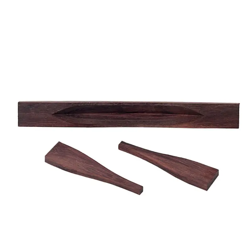 

Rosewood Bridge Set for Jazz Guitar Musical Instrument Replacement Parts