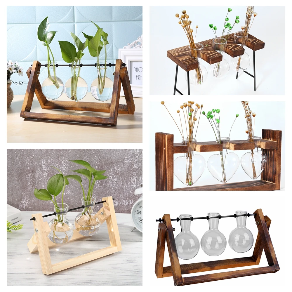 Скандинавский декор настольное стекло растение бонсай Цветочная ваза с