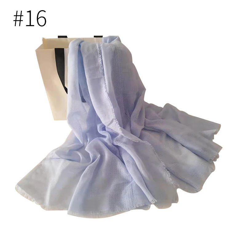 Fashion solid color scarf viscose scarf piercing plaid shawl plain scarves maxi hijab muslim head hijabs wrap muffler 10pcs/lot