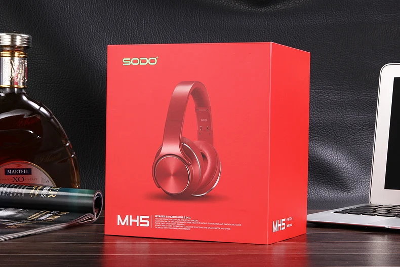 Оригинальные SODO беспроводные наушники Bluetooth динамик с микрофоном для ПК и телефона Поддержка TF карты Аудио Спорт Bluetooth гарнитура