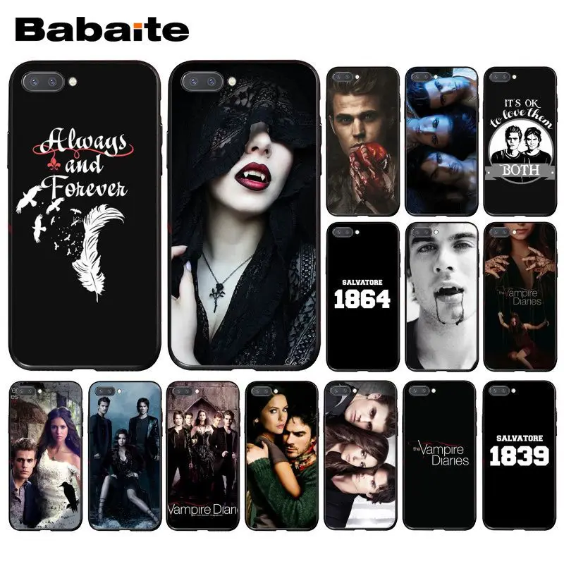 

Babaite The Vampire Diaries Phone Case for Huawei Honor 8X 9 10 20 Lite 7A 8A 5A 7C 10i 8C 9X Pro