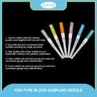 50 шт. иглы одноразовые стерильные безопасные IV cannula Pen-Like модели игла ланцета для отбора анализа крови 20 г, 22 г