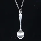 Новое модное ожерелье 54 мм подвеска ложка короткое длинное женское мужское ожерелье подарок ювелирные изделия Чокер
