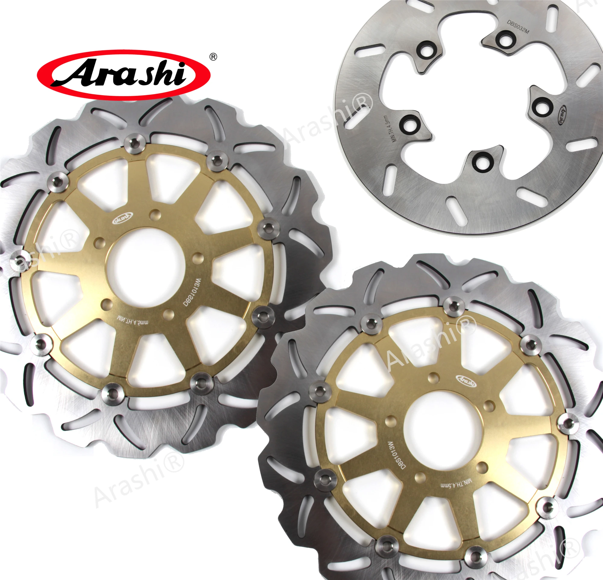 

ARASHI TL1000R CNC Front Rear Brake Rotor Disc Disk Plate For SUZUKI TL 1000 R 1998 - 2003 TL1000 1999 2000 2001 2002 TL1000