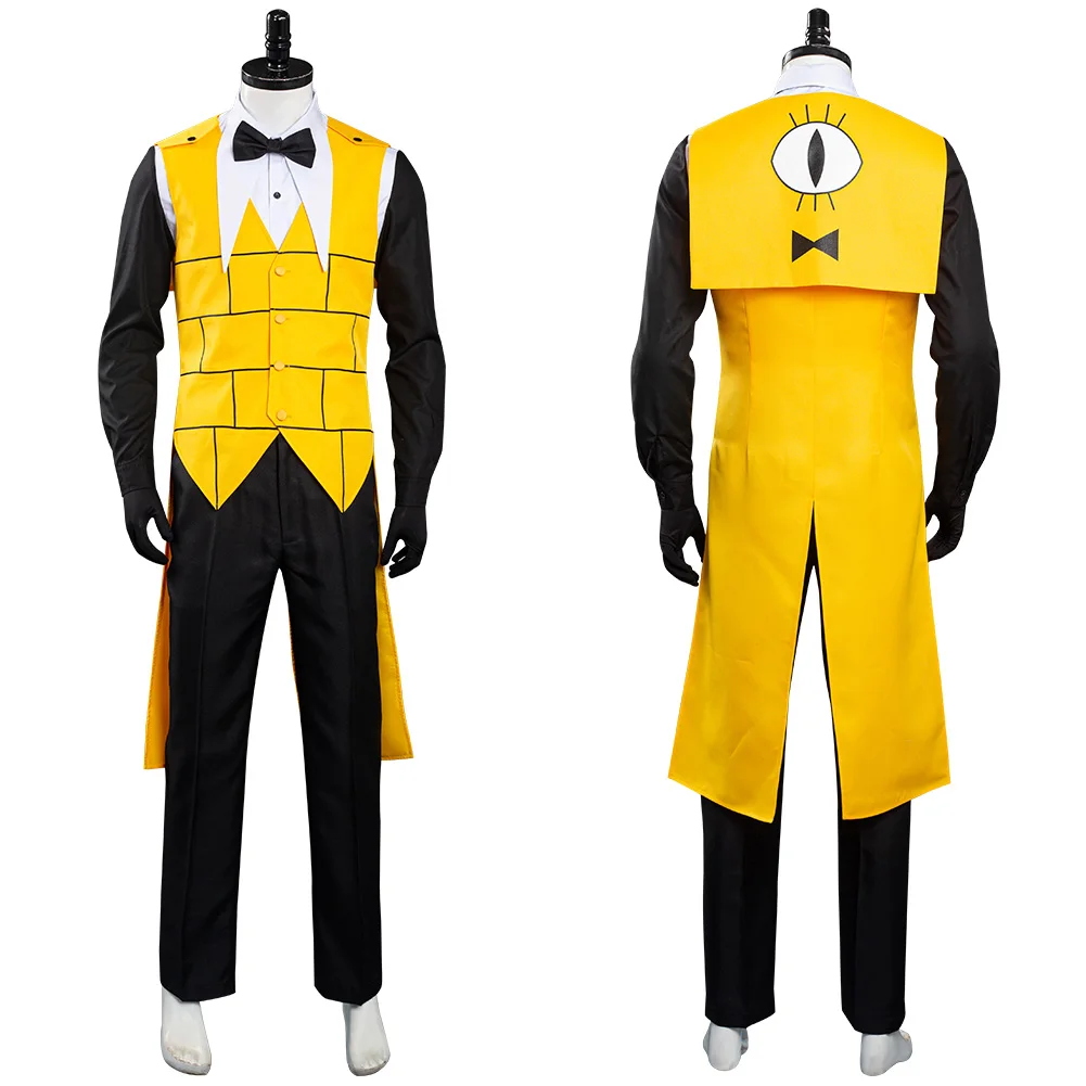 

Bill Cipher Cosplay Costume Uniform Outfits Halloween Carnival Costumes