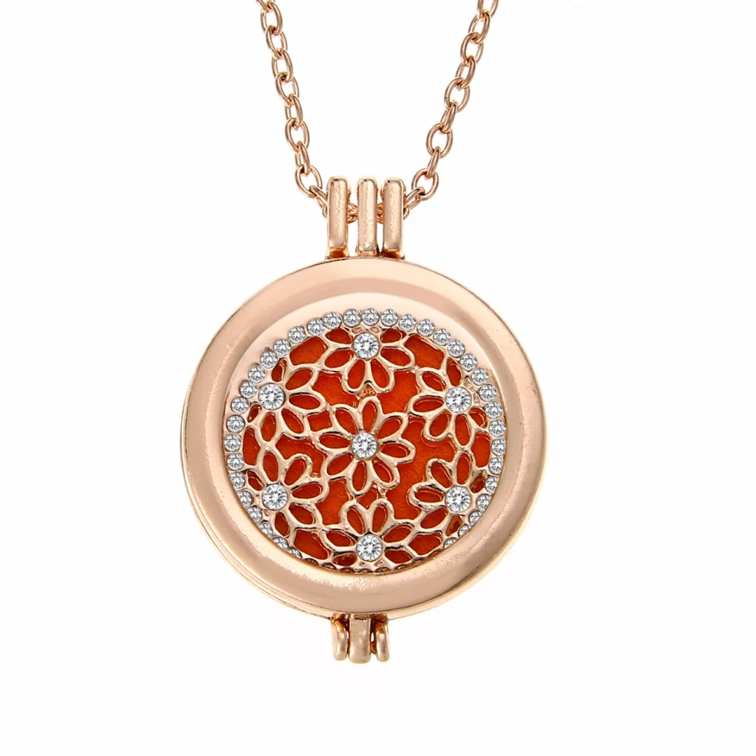 Ароматерапия искусственный винтажный лист цветок амулет цепочка амулеты