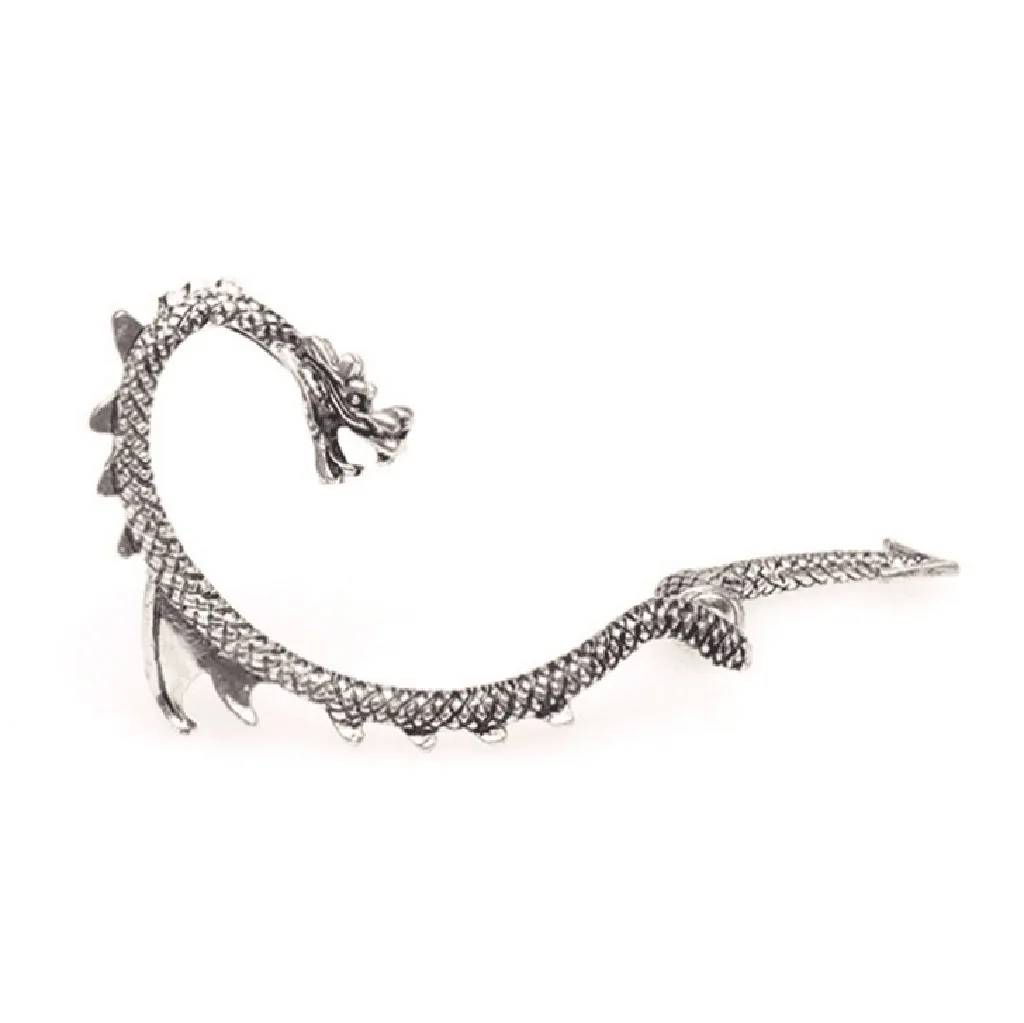 Новинка серьги-манжеты серьги на клипсах в стиле панк готика модные длинные