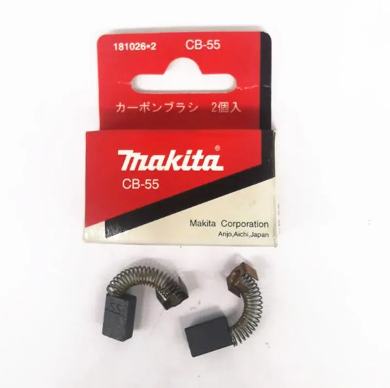 Makita 181026-2 угольные щётки а также смазывайте механизм для CB-55 4112HS 6701B JR3000V JR3000VT |