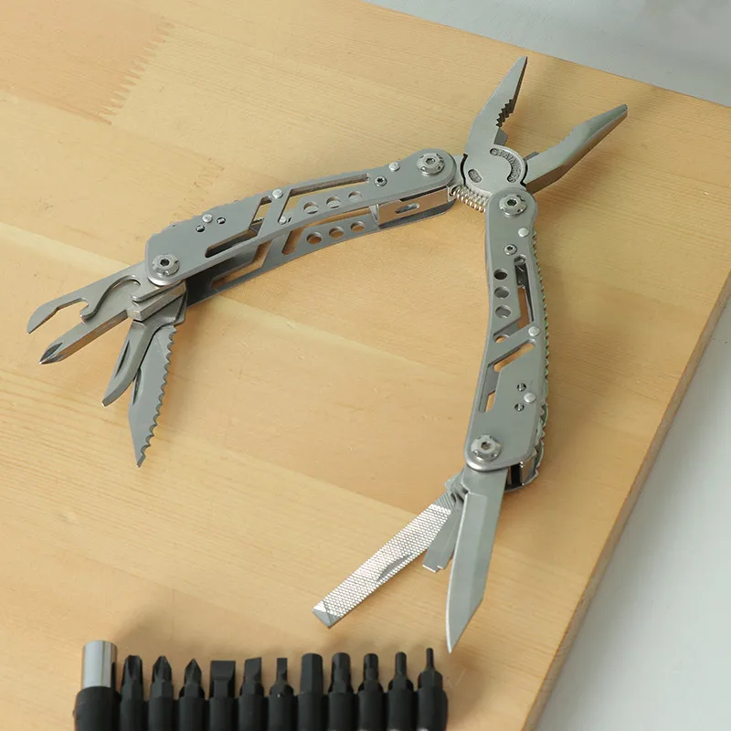 Складные щипцы многоинструментальные плоскогубцы нож портативные Alicate