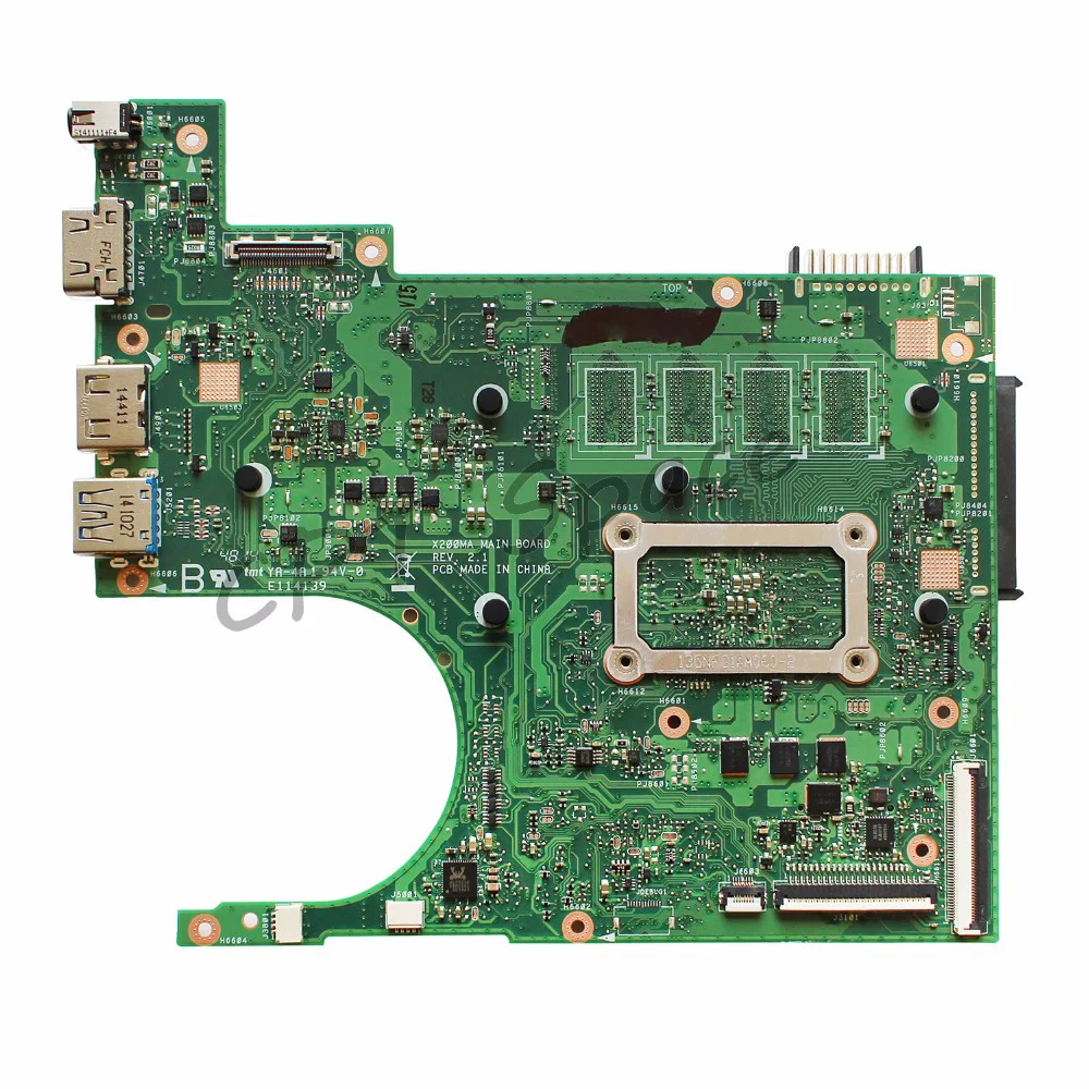 X200MA N2830/N2840 2G память для ASUS X200M REV: 2,1 Материнская плата для ноутбука X200MA материнская плата X200MA материнская плата протестированная звуком