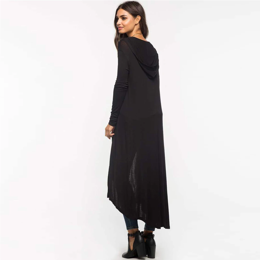 New European Women Autumn Split Slim Cardigan Long Sleeve Loose Asymmetric Batwing Pocket Thicken Sweaters |