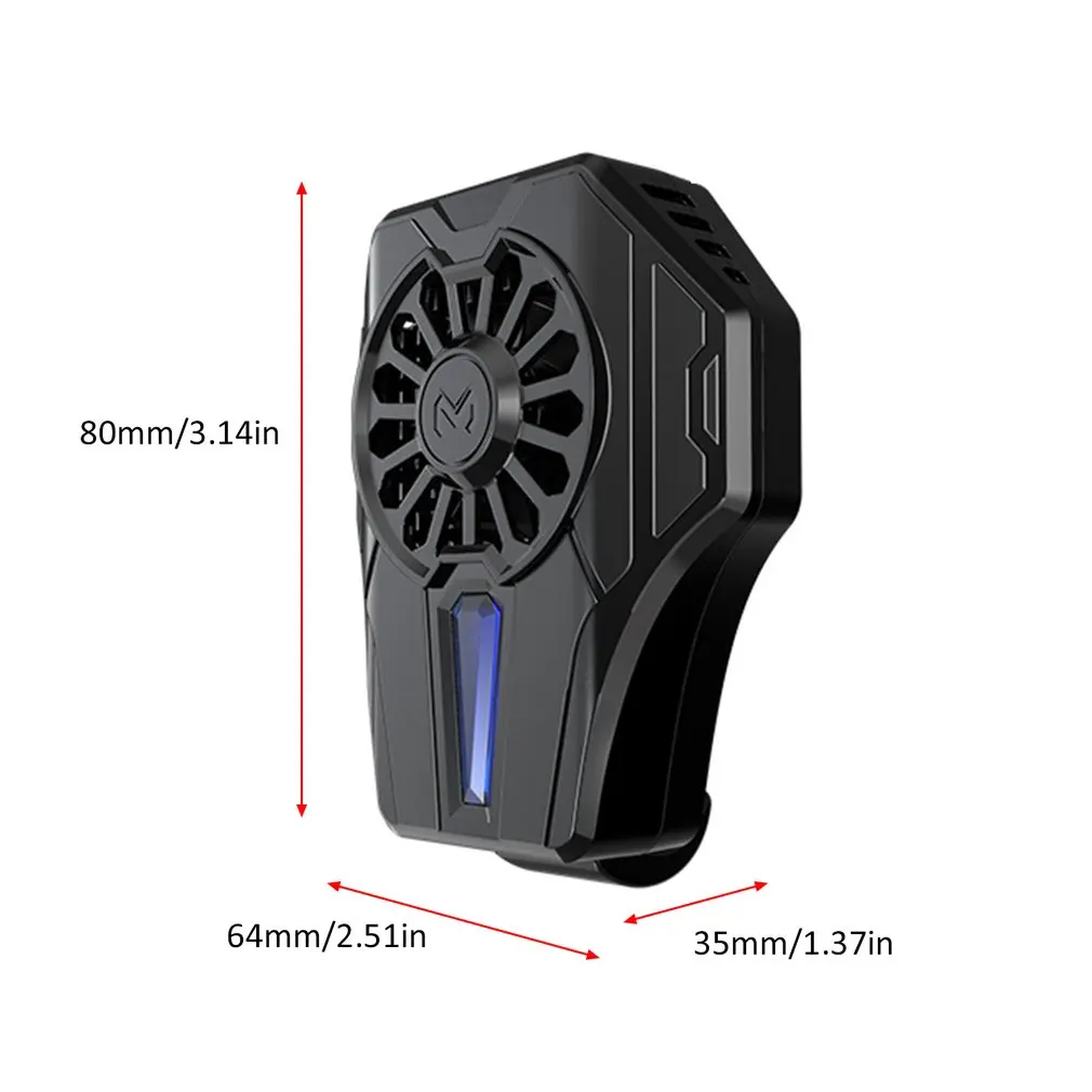 

For MEMO Mobile Phone Radiator Cold Wind Handle Fan DL01 For PUGB Cooler Cooling fan super heat dissipation