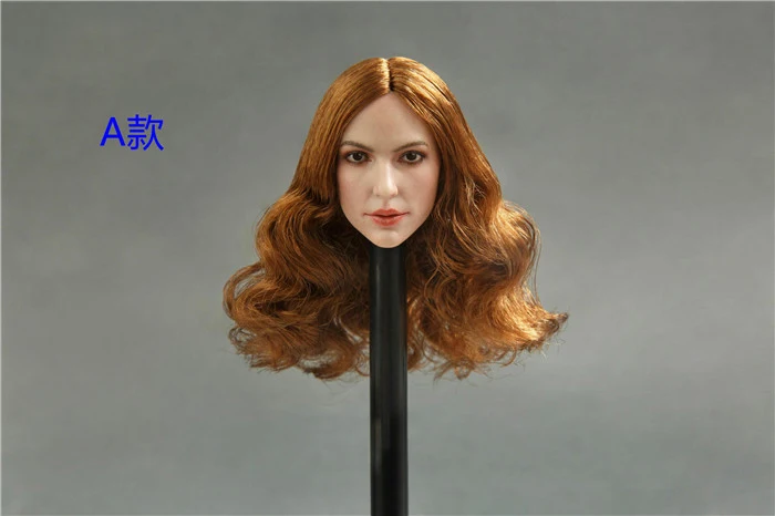 

1/6 Gal Gadot Beauty Girl Head GC013 W Curly Hair F 12'' Figure body