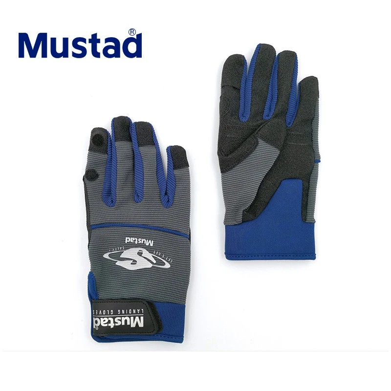 Мужские рыболовные перчатки Mustad GL001 водонепроницаемые для рыбалки Каяка походов