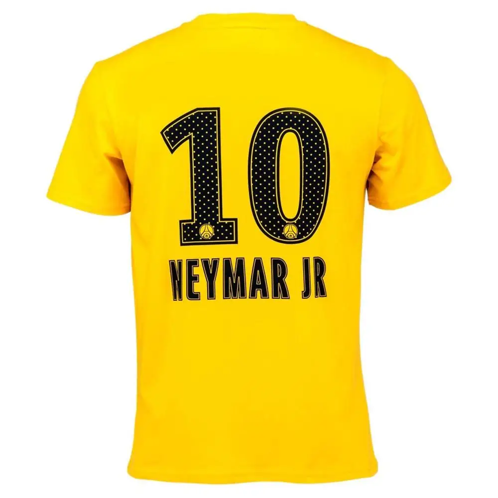 Париж Саин футболка Homme 'Neymar Jr' Officiel-Jaune Футбол Футболка Мужская Унисекс