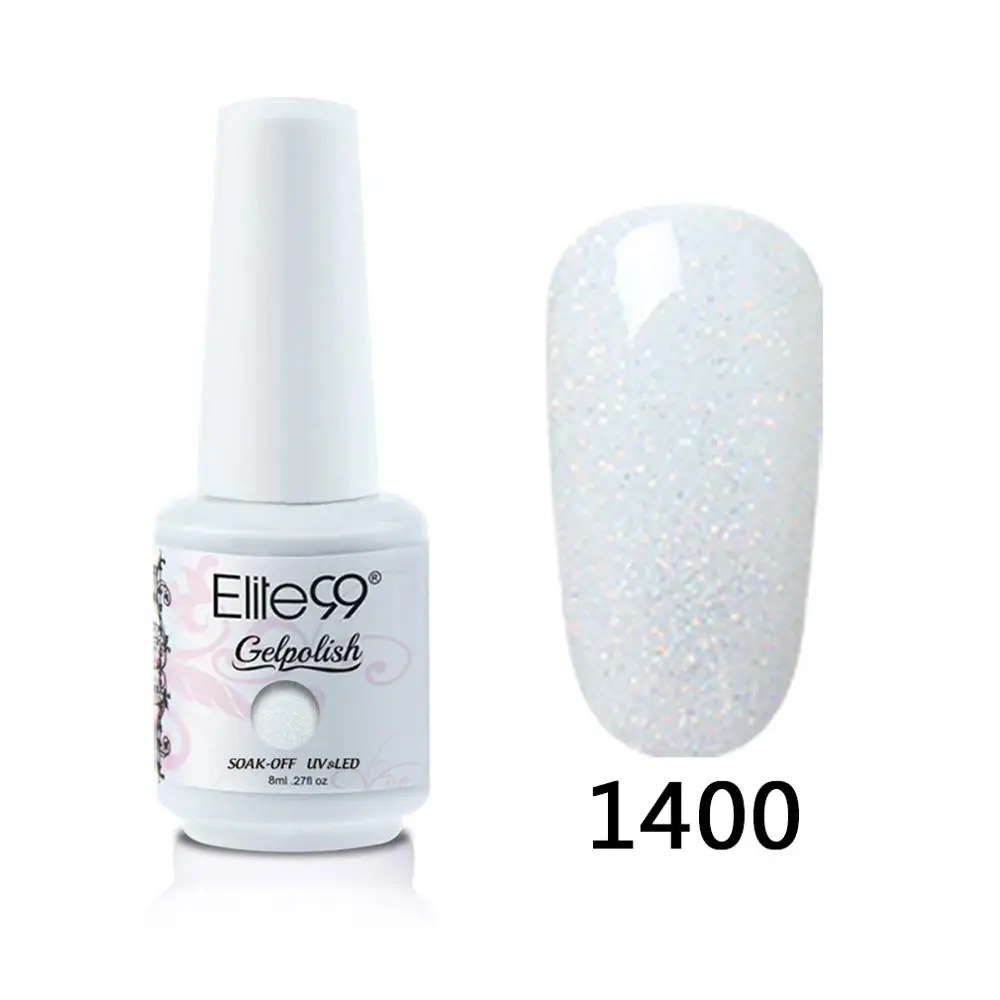 1400 Elite99 8 мл Гель-лак для ногтей Vernis Полупостоянный лак для ногтей УФ-гель лак для ногтей эмаль для маникюра Лак для ногтей - Цвет: 1400