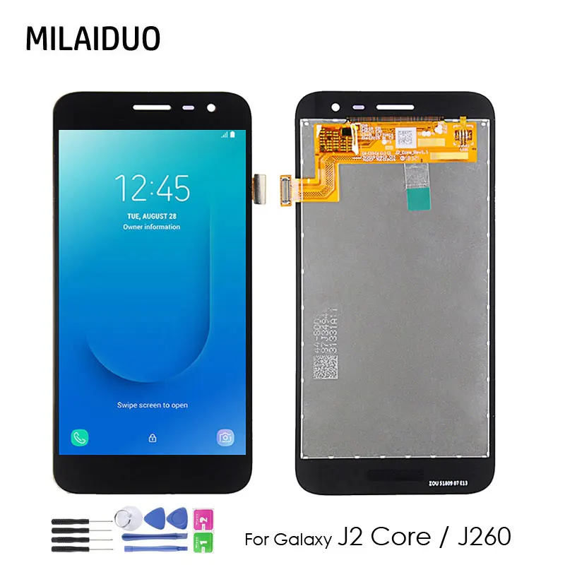 

ЖК-дисплей TFT для Samsung Galaxy J2 Core J260, сменный ЖК-дисплей с сенсорным экраном и дигитайзером в сборе