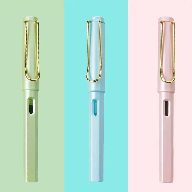 Ручка Макарон с чернилами простая классическая ретро ручка для офиса