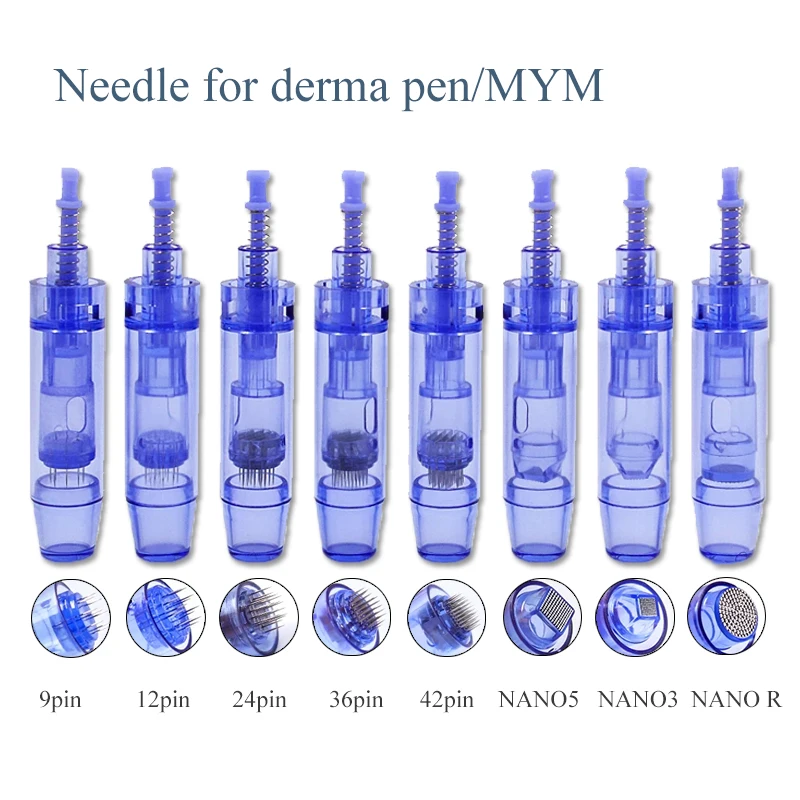 

10/50/100p Needle Cartridge Bayonet for Dr.pen A1 Derma Pen A6 Tattoo Cartridge 9/12/24/36/42/nano Pin Needle Tip Micro-needle