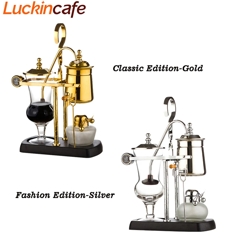 Королевский бельгийский кофейник/Сифон кофейник/спиртовая Лампа ручная