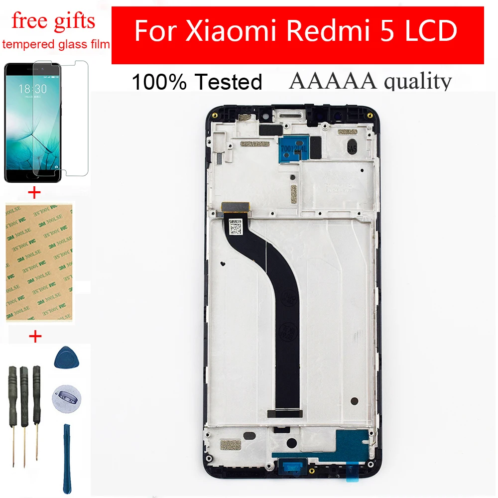 5 7 "для Xiaomi Redmi ЖК-дисплей кодирующий преобразователь сенсорного экрана в сборе