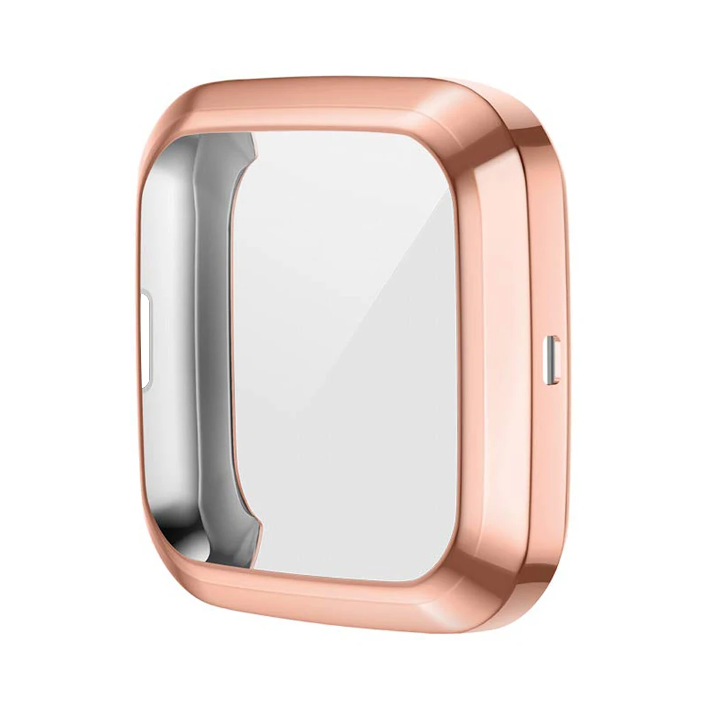 Защитный чехол из ТПУ для часов Fitbit Versa 2 SE бампер водонепроницаемые часы мягкий