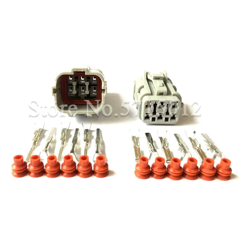 

6 Hole Automotive Connector Car Light Lamp Waterproof Plug 7123-7464-40 7222-7464-40 For Buick KIA Ford Hyundai