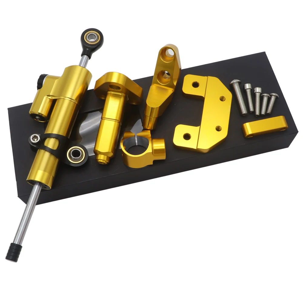 CNC Алюминиевые Регулируемые мотоциклы рулевая стабилизация демпфер Кронштейн