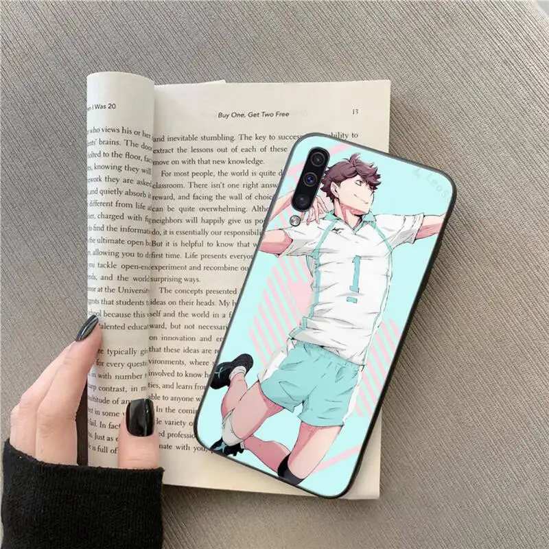 

Anime Haikyuu Oikawa volleyball Phone Case For Samsung galaxy A S note 10 7 9 20 30 31 40 50 51 71 21 s ultra