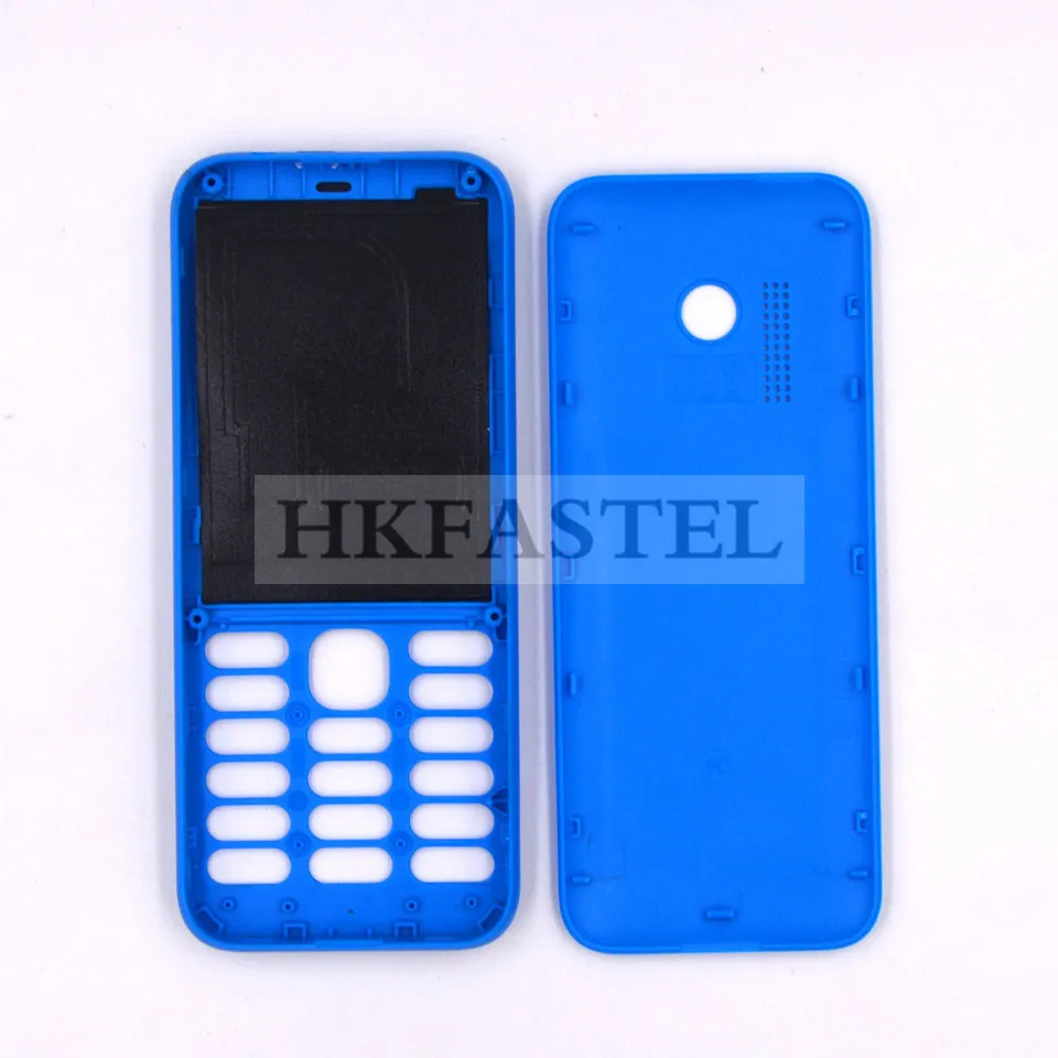 HKFASTEL высококачественный корпус клавиатуры для Nokia 215 Dual SIM Полный Мобильный телефон чехол с клавиатурой