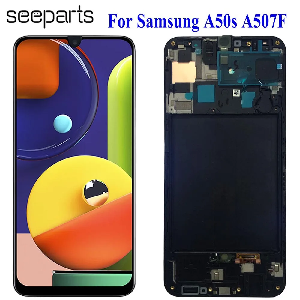 

6.4"For Samsung Galaxy A50s LCD Display For Galaxy A50s A507F LCD Touch Screen Digitizer Assembly For Samsung A50s lcd display