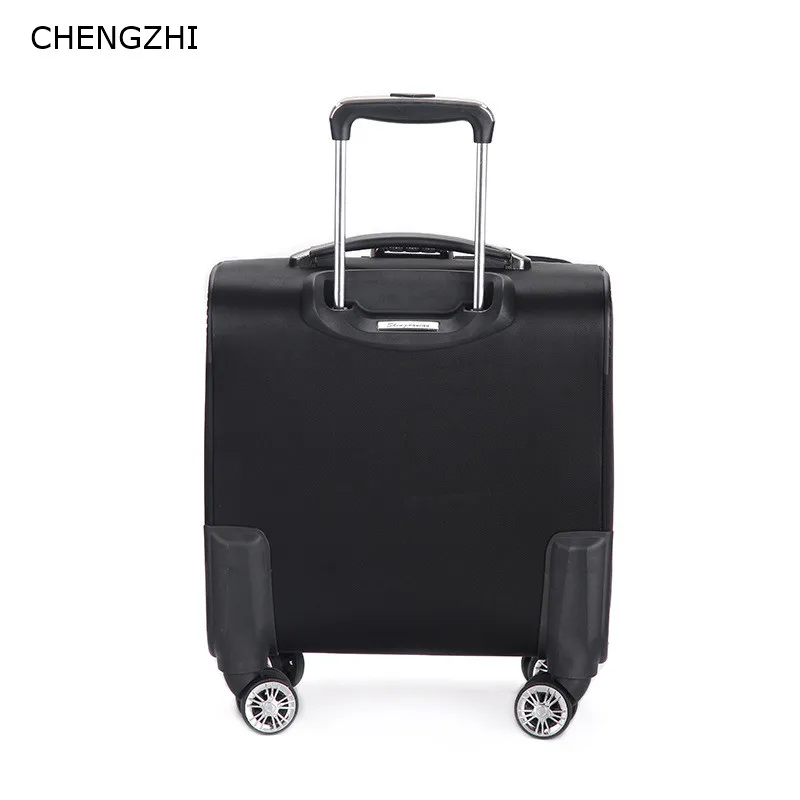CHENGZHI 18 дюймов Сумка На Колесиках из ткани Оксфорд чемодан для мужчин деловой
