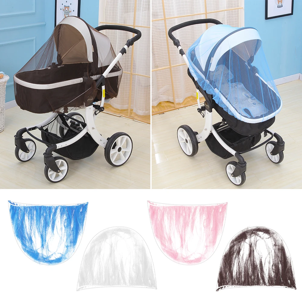 

Summer Mosquito Net Baby Stroller Pushchair Mosquito Insect Shield Net Safe Infants Protection Mesh Stroller Accessories