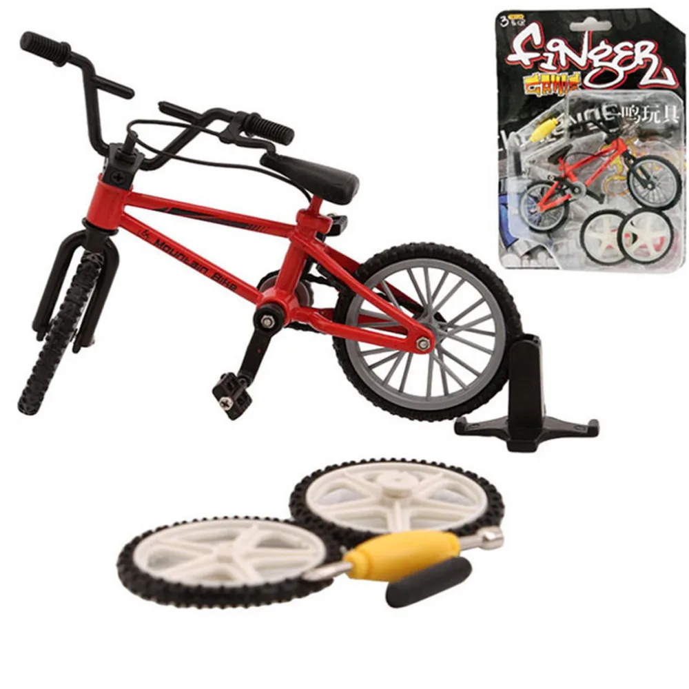 

Миниатюрный велосипед BMX для пальцев, игрушки, Розничная коробка + 2 запасных шины, миниатюрный велосипед bmx, креативная игра, подарок для дет...