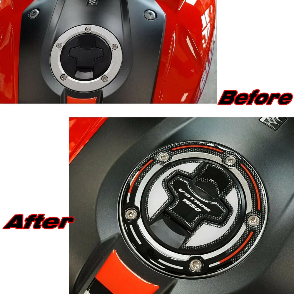 

For SUZUKI V-strom DL 1050 DL1050XT DL1050A 2020 2021 Motorcycle 3D Gel Fuel Tank Cap Fuel Tank Sticker Stable Decal Combination