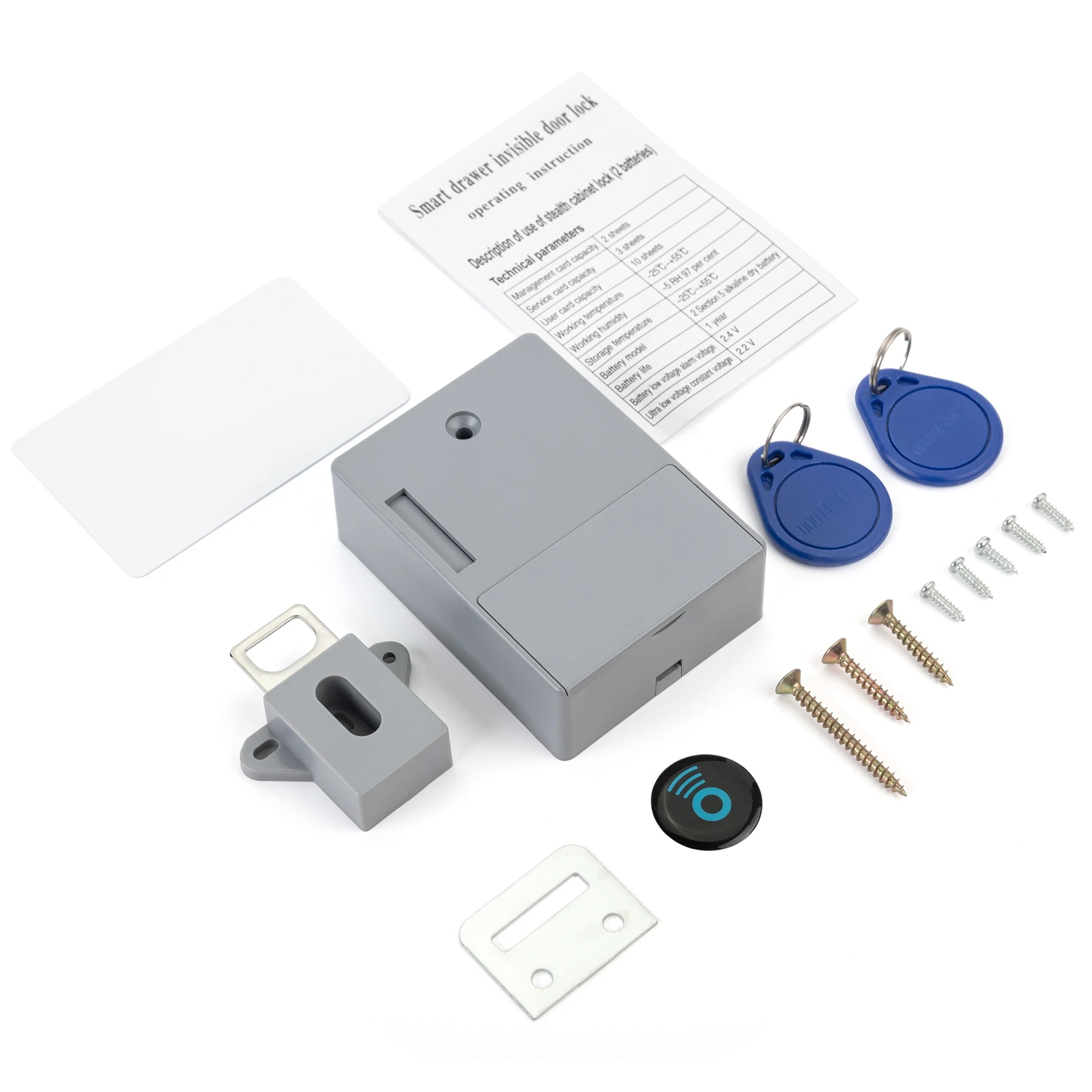 Электронный замок для шкафов с RFID защитой невидимый скрытый умным датчиком и