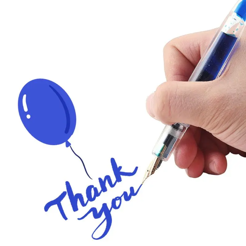 Прозрачная перьевая ручка 0 38/0 5 мм для творчества художественного скрапбукинга