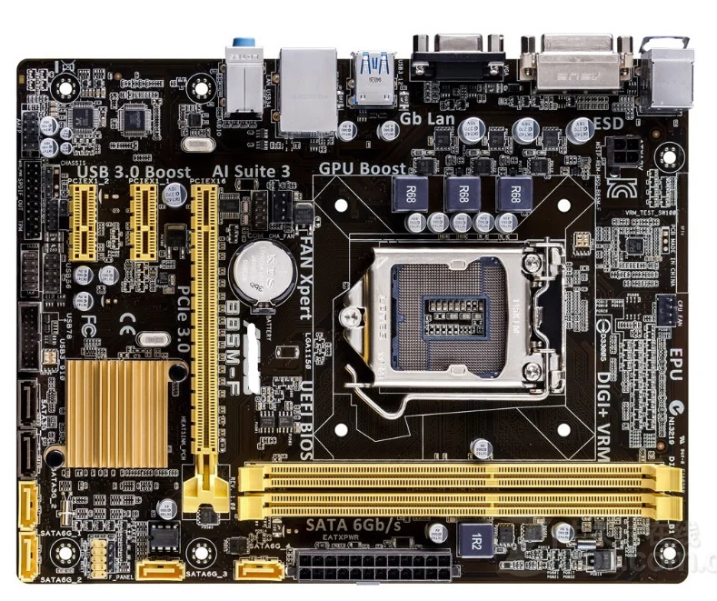 

Оригинальная материнская плата, LGA 1150 DDR3 16 ГБ для I3 I5 I7 22 нм USB2.0 USB3.0 SATA3 B85, десктопная материнская плата