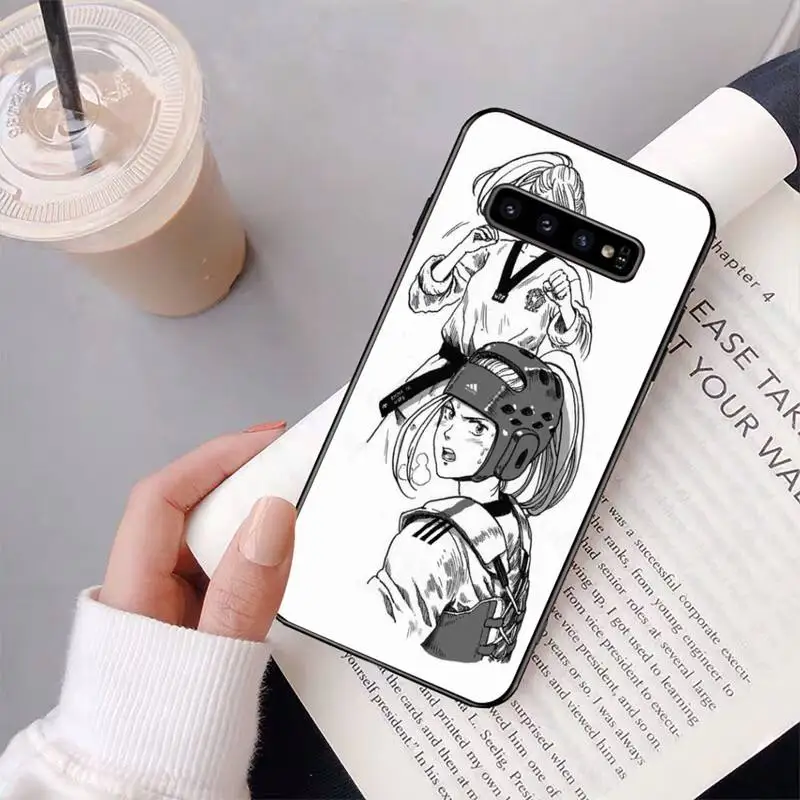 

Taekwondo Black TPU Soft Rubber Phone Cover For Samsung Galaxy A50 A30 A71 A40 S10E A60 A50s A30s Note 8 9 S10 Plus S10 S20 S8