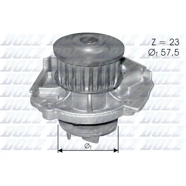 Помпа Fiat Punto 1.2 16V 97 DOLZ S219|Диски колёсные| |
