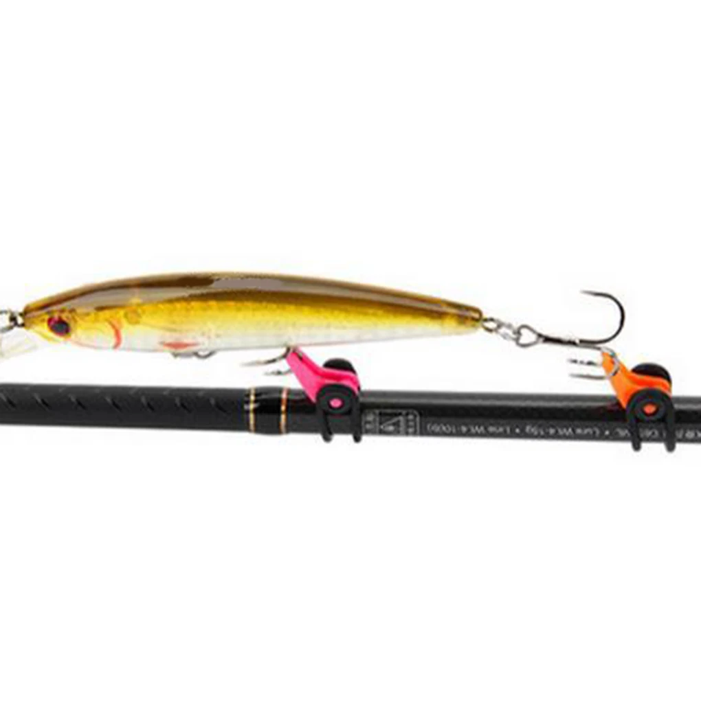 5 шт./лот пластиковый держатель для рыболовных крючков мини-держатель удочки