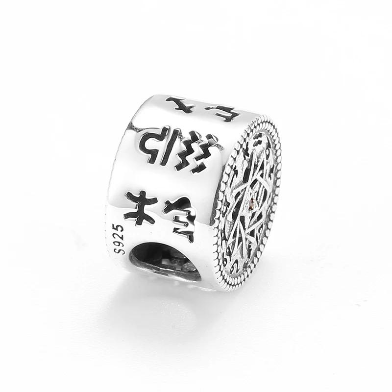Fashion 925 Sterling Silver Twelve constellations Aries Charm Beads fits Original LYNACCS Bracelets Jewelry Making Birthday Gift | Украшения