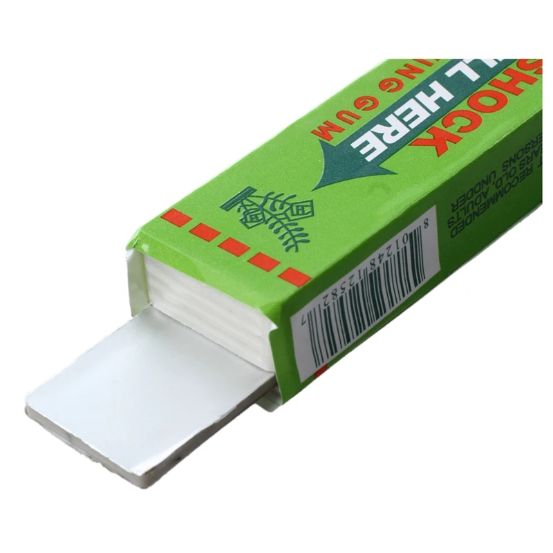 

3X Security novelty electric shock chewing gum Gag Trick Joke Joke Prank