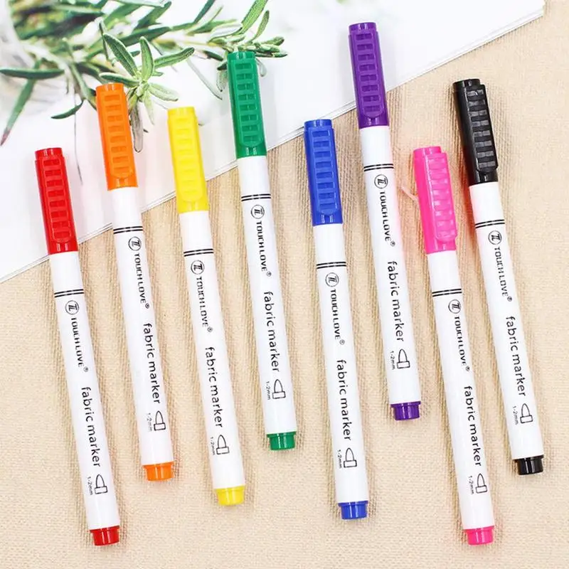 

DIY cloth brush, textile paint graffiti pen L6G4 E0Y6