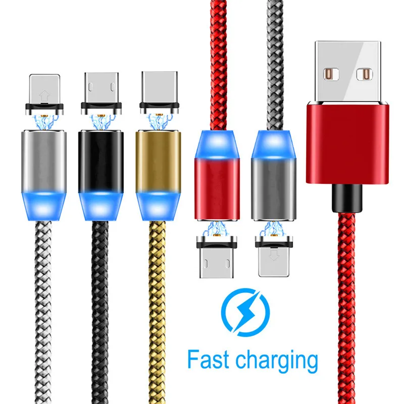 Usb-кабель для быстрой магнитной Зарядки для iPhone huawei Xiao mi Red mi K20 7A 6 6A 5 Plus 4A 4X Note 5A 4 5 7 Pro mi 9 SE A3 8 Lite CC9